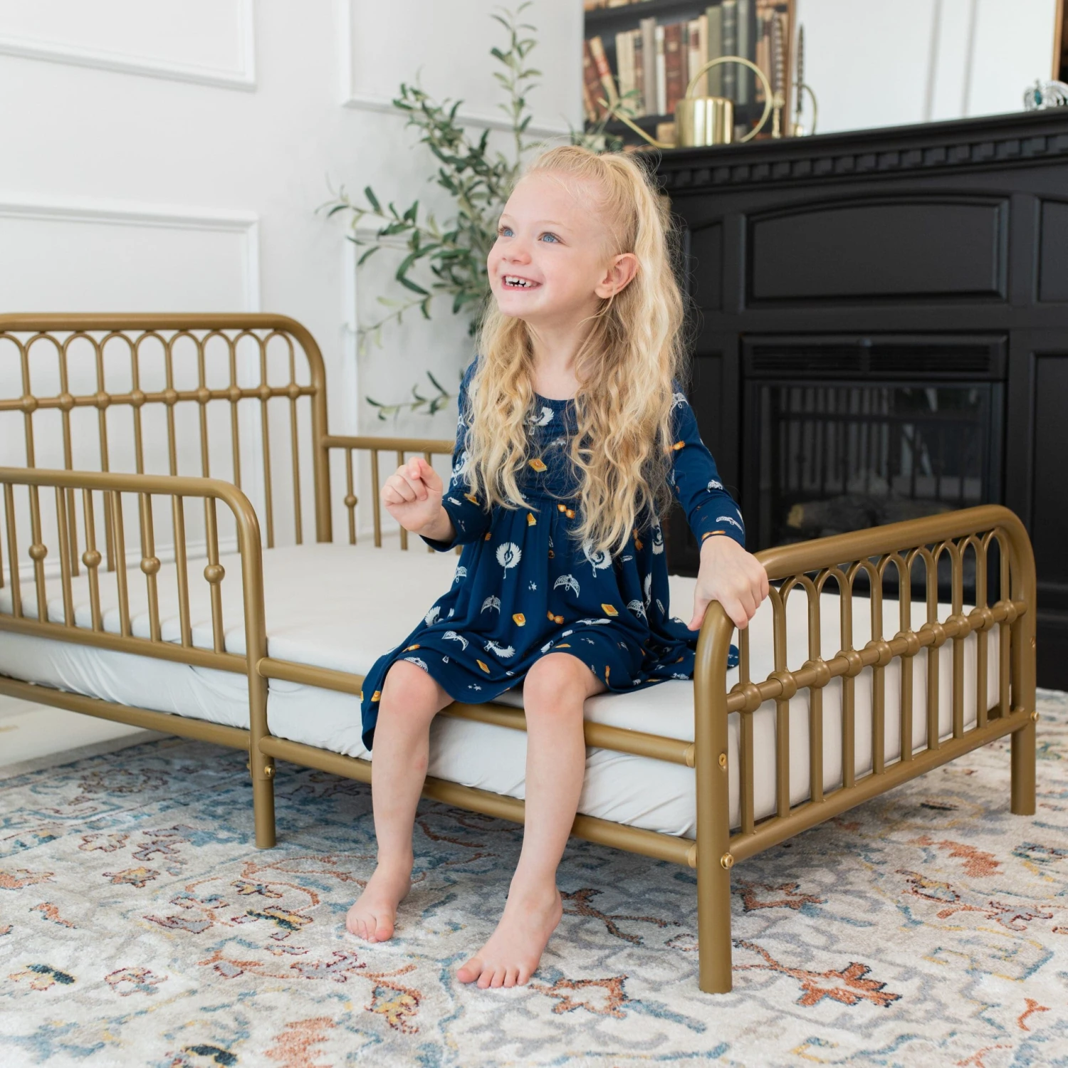 Long Sleeve Twirl Dress In Ravenclaw™ 4 Long Sleeve Twirl Dress In Ravenclaw™ - Image 4