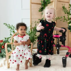 Pocket Dress In Midnight Poppies 5 Pocket Dress In Midnight Poppies -Kyte Baby Shop kyte baby toddler short sleeve pocket dress pocket dress in midnight poppies 32550106497135 scaled