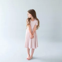 Twirl Dress In Blush