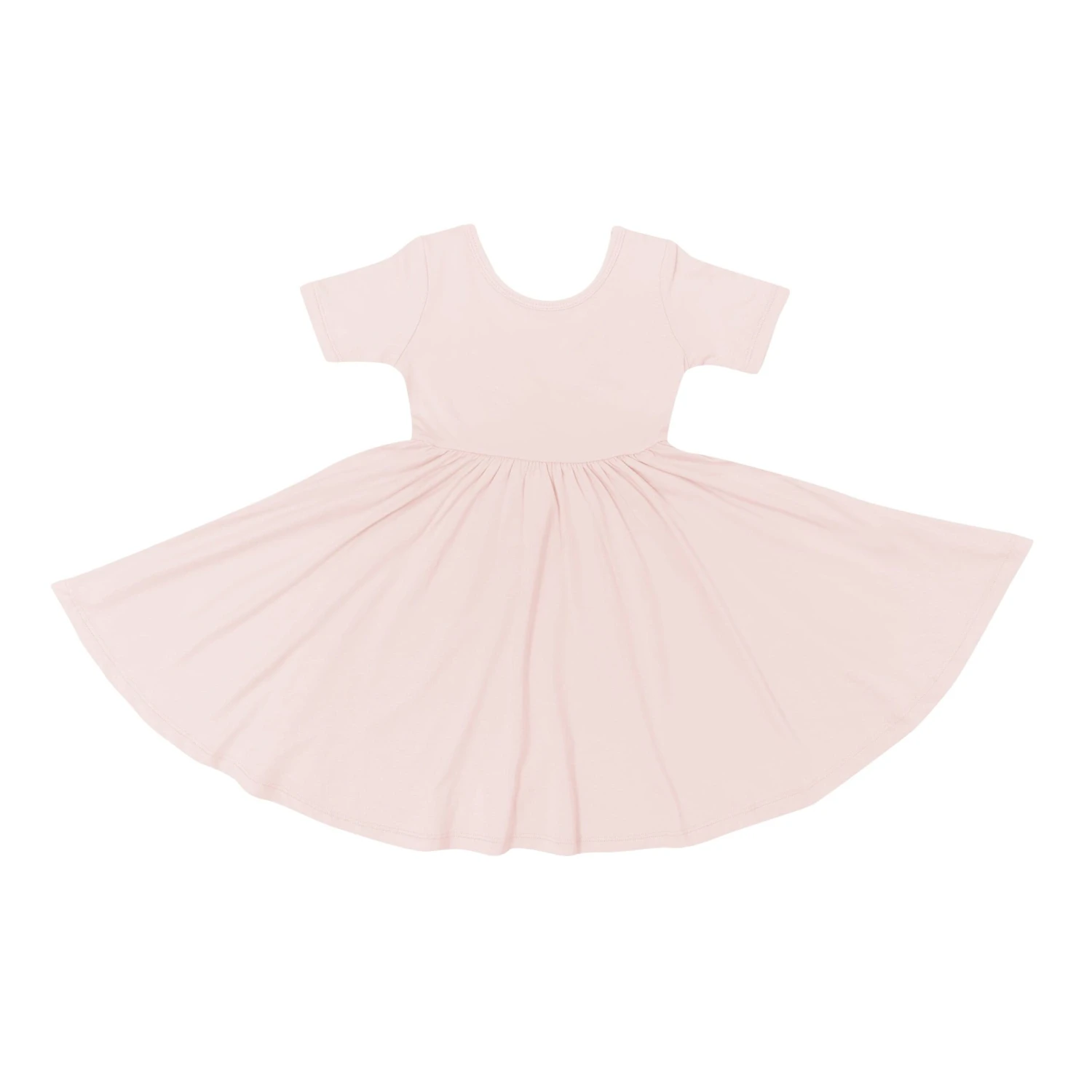 Twirl Dress In Blush 2 Twirl Dress In Blush - Image 2
