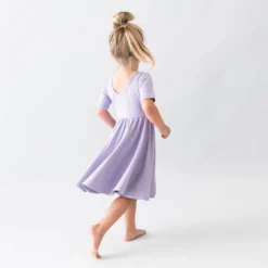 Twirl Dress In Taro -Kyte Baby Shop kyte baby toddler short sleeve twirl dress twirl dress in taro 31093719859311