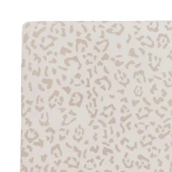 Twin Sheet In Oat Leopard