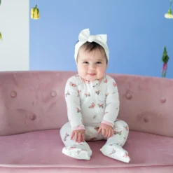 Zippered Footie In Butterfly 9 Zippered Footie In Butterfly -Kyte Baby Shop kyte baby zippered footies zippered footie in butterfly 31993095684207