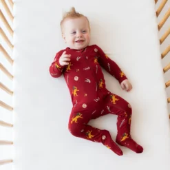 Zippered Footie In Gryffindor™ 9 Zippered Footie In Gryffindor™ -Kyte Baby Shop kyte baby zippered footies zippered footie in gryffindor 32475964211311 scaled