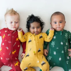 Zippered Footie In Gryffindor™ 10 Zippered Footie In Gryffindor™ -Kyte Baby Shop kyte baby zippered footies zippered footie in gryffindor 32475964276847 scaled