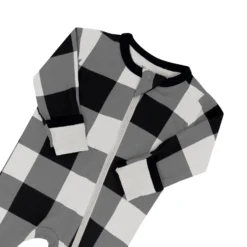 Zippered Footie In Midnight Plaid 10 Zippered Footie In Midnight Plaid -Kyte Baby Shop kyte baby zippered footies zippered footie in midnight plaid 32575671894127