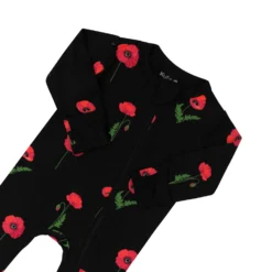Zippered Footie In Midnight Poppies 7 Zippered Footie In Midnight Poppies -Kyte Baby Shop kyte baby zippered footies zippered footie in midnight poppies 32531549388911 scaled