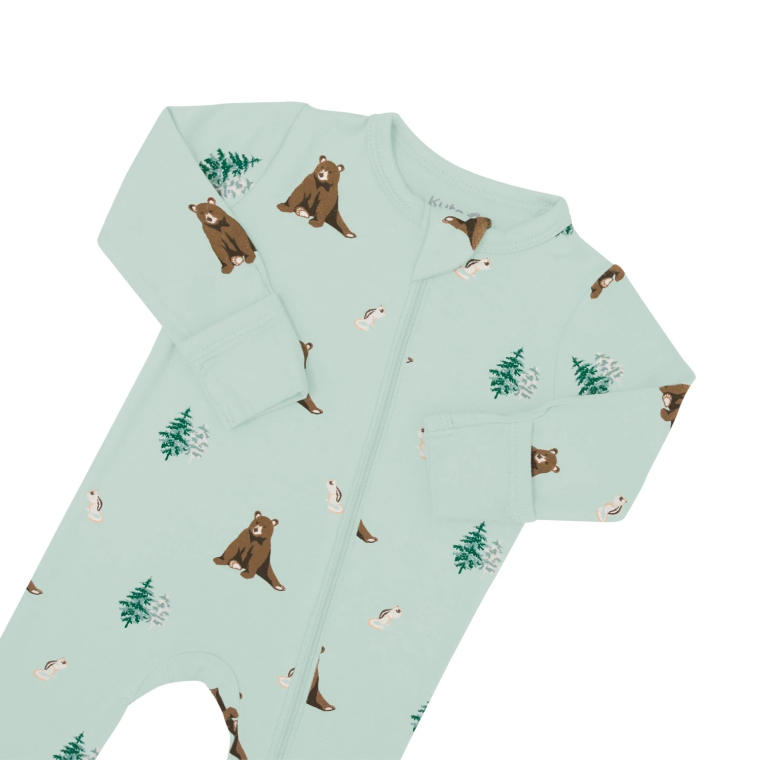 Zippered Footie In Trail 4 Zippered Footie In Trail - Image 4