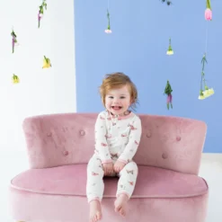 Zippered Romper In Butterfly -Kyte Baby Shop kyte baby zippered rompers zippered romper in butterfly 31993098207343