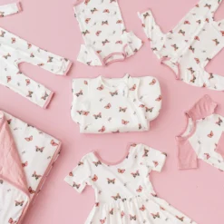 Zippered Romper In Butterfly -Kyte Baby Shop kyte baby zippered rompers zippered romper in butterfly 31993098338415