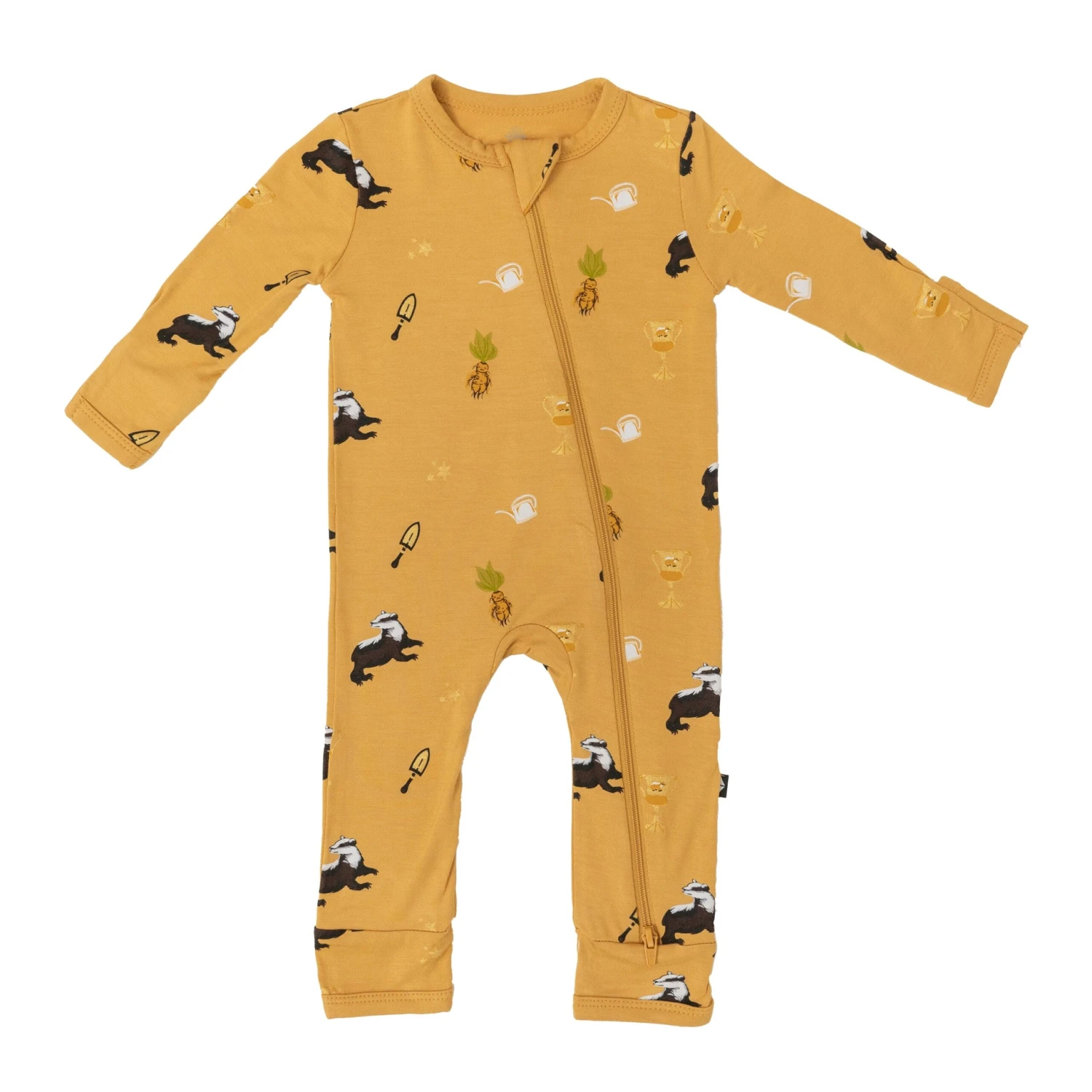 Zippered Romper In Hufflepuff™ 1 Zippered Romper In Hufflepuff™