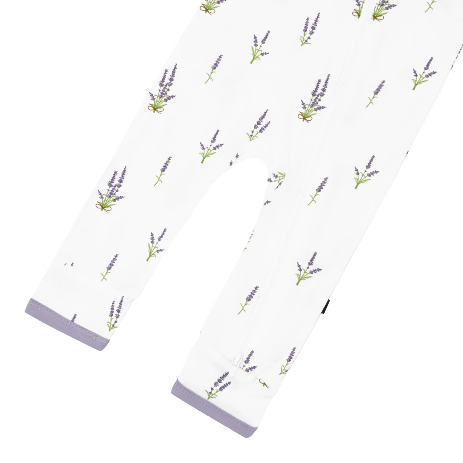 Zippered Romper In Lavender 4 Zippered Romper In Lavender - Image 4