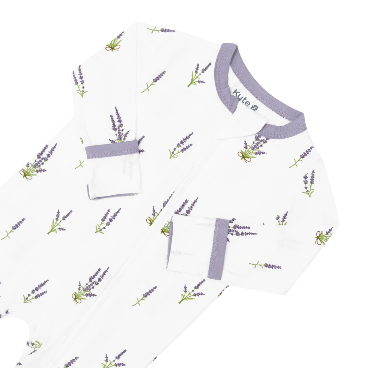 Zippered Romper In Lavender 5 Zippered Romper In Lavender - Image 5