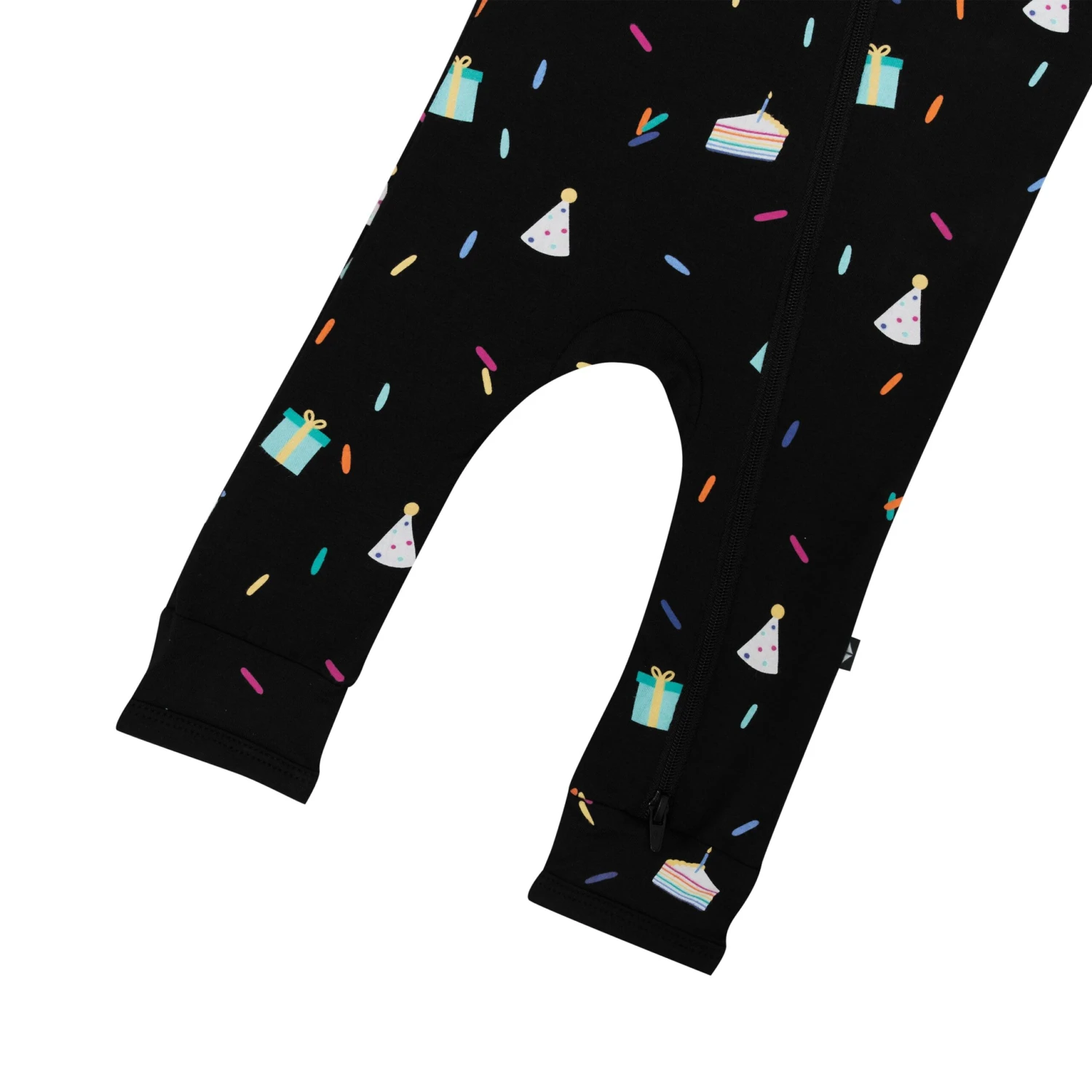 Zippered Romper In Midnight Party 6 Zippered Romper In Midnight Party - Image 6