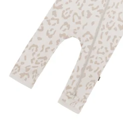 Zippered Romper In Oat Leopard 9 Zippered Romper In Oat Leopard -Kyte Baby Shop kyte baby zippered rompers zippered romper in oat leopard 32326619922543 scaled